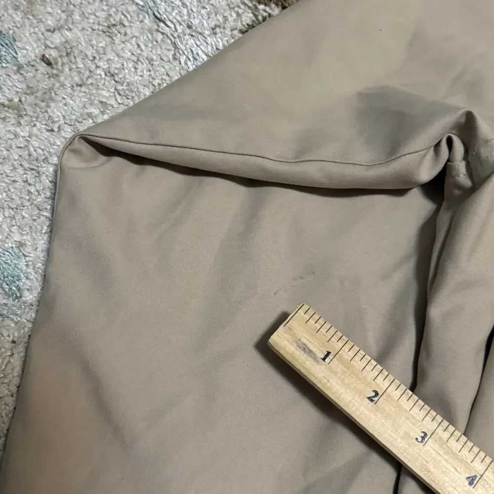 Vintage Polo Ralph Lauren Harrington Bomber Jacket Size Large Khaki Beige